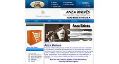 Desktop Screenshot of anzaknives.biz